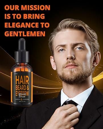 Hair Beard & Eyebrow Growth Serum With Roller 30 ML (Pack of 2)